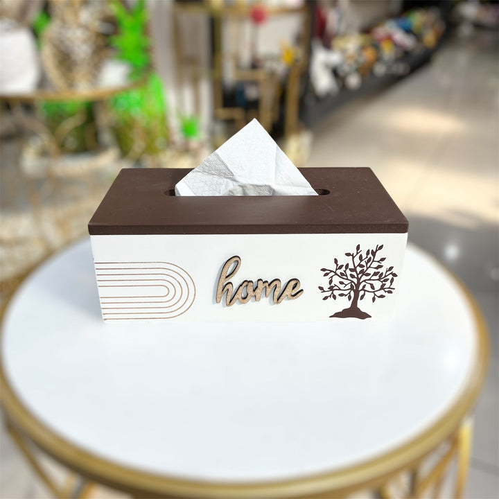 Caja para pañuelo color blanco