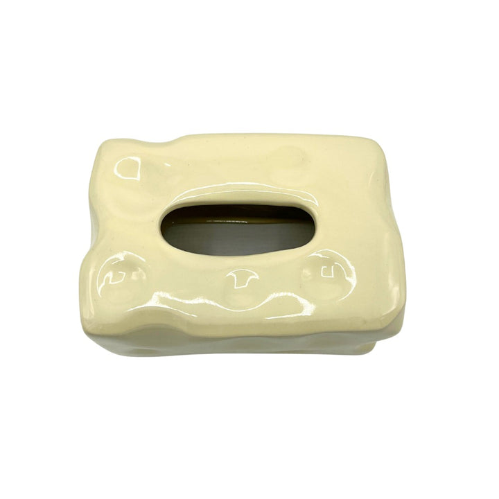 Caja para pañuelos beige