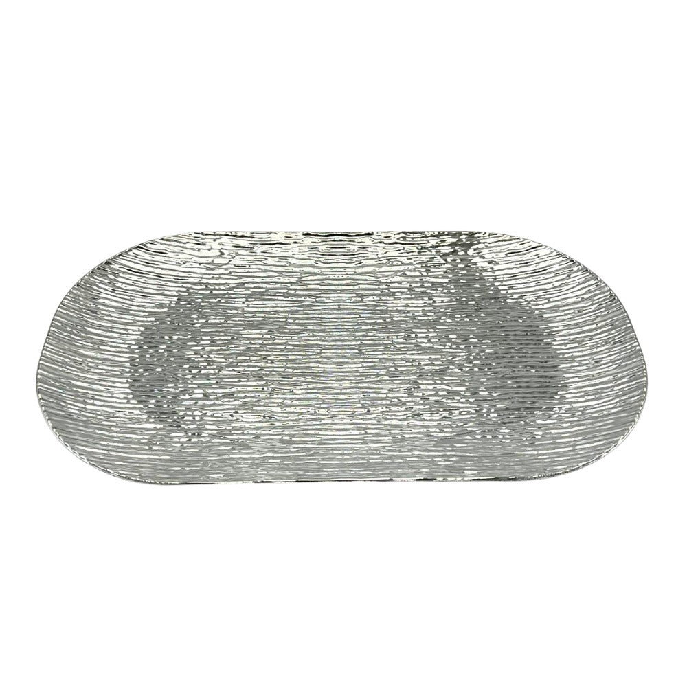 Bandeja plateada
