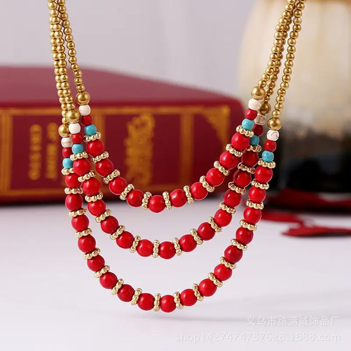 Collar Bali color coral