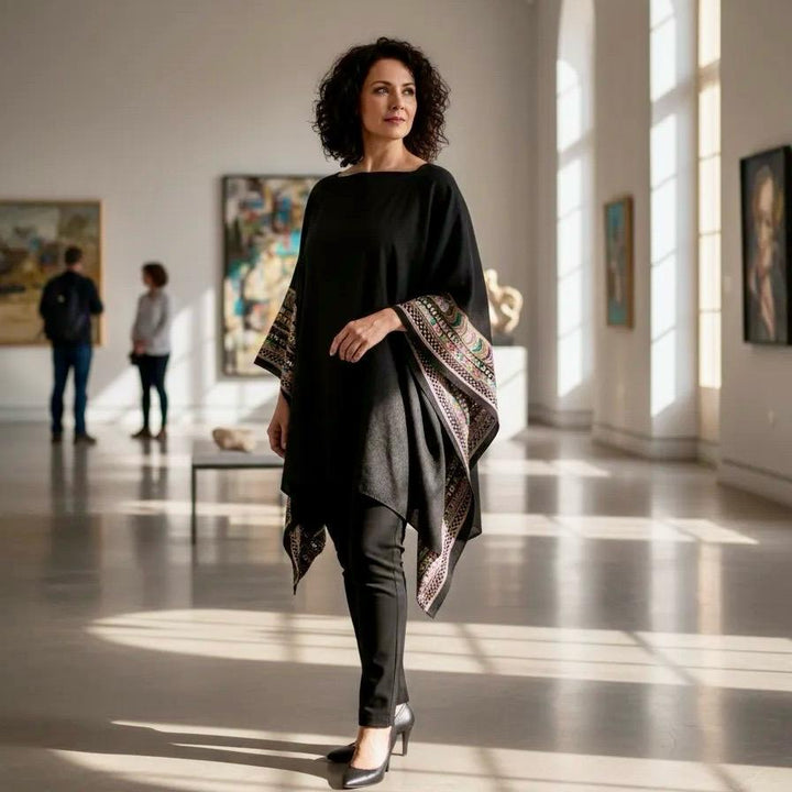 Salida de Baño Bordado color negro