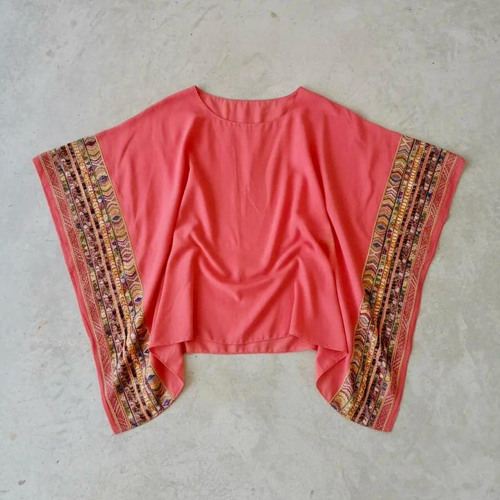 Salida de Baño Bordado color rosado