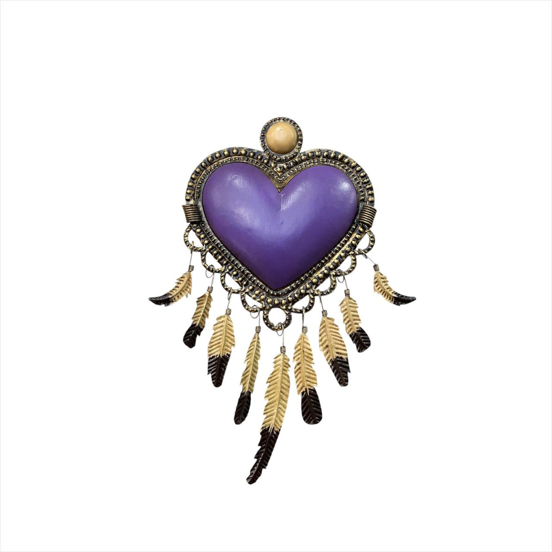 Corazon Mexicano con Plumas