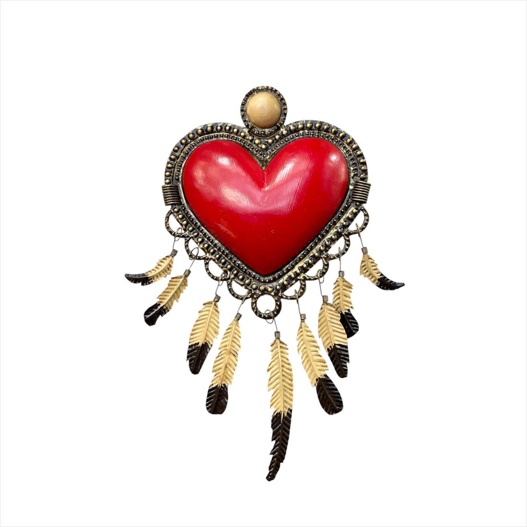 Corazon Mexicano con Plumas