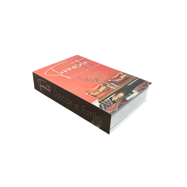 Caja libro decorativo L