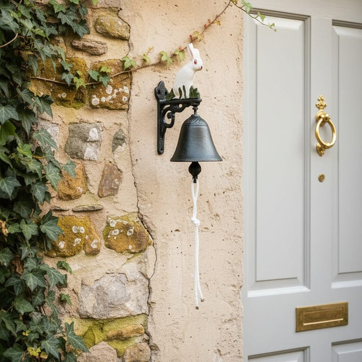 Adorno campana conejo de hierro CASONA DECO Campanas