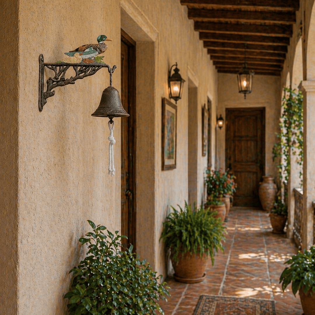 Adorno Campana Patos de Hierro CASONA DECO Campanas