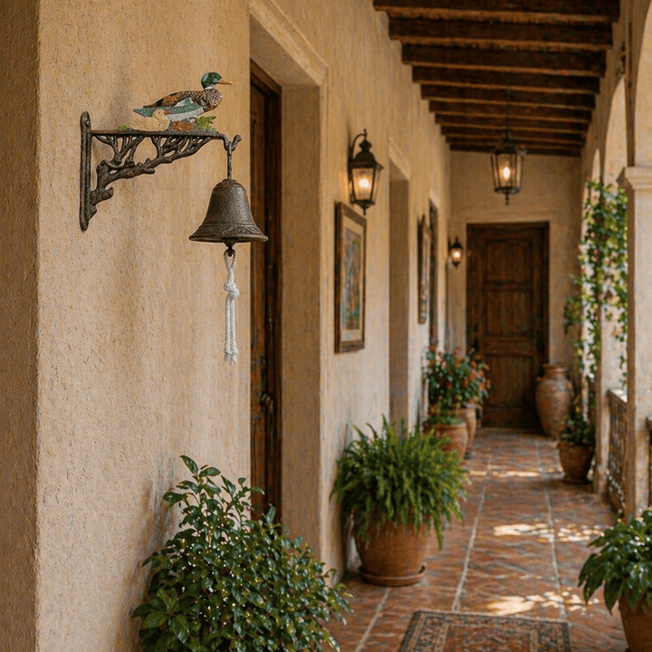 Adorno Campana Patos de Hierro CASONA DECO Campanas