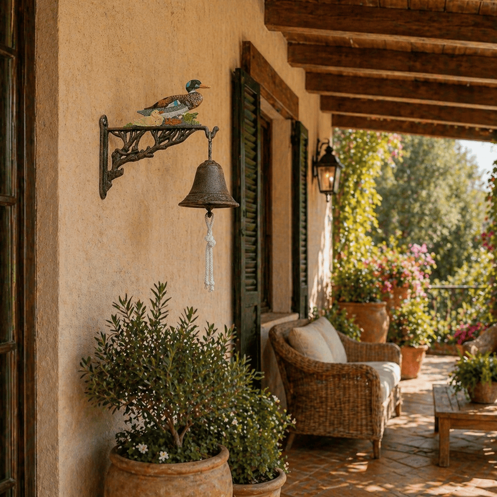 Adorno Campana Patos de Hierro CASONA DECO Campanas