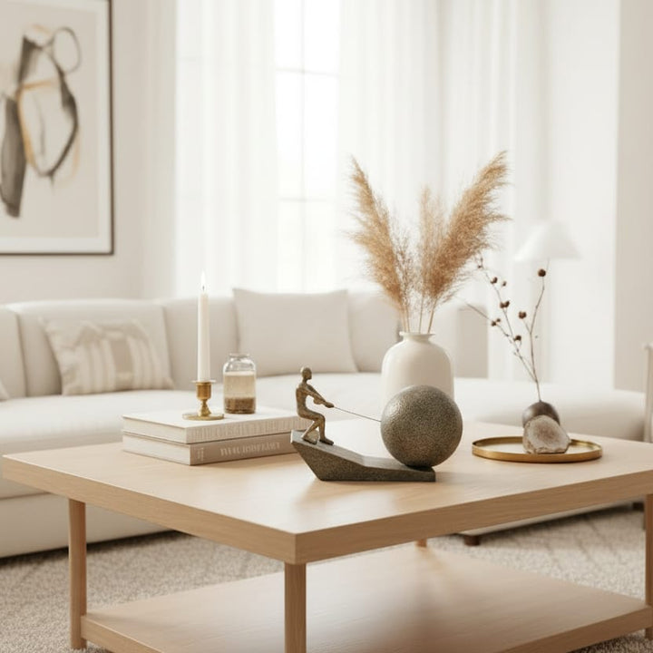 Adorno Figura Esfuerzo y Determinación con Esfera CASONA DECO decoracion