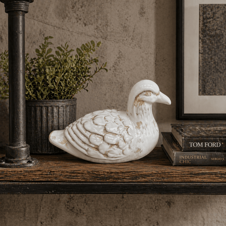 Adorno pato de cerámica CASONA DECO animales
