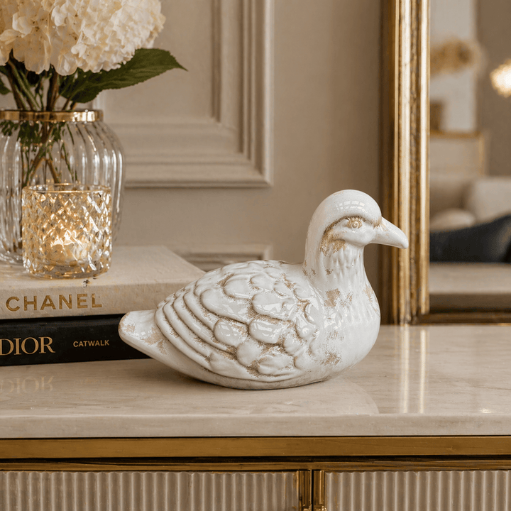 Adorno pato de cerámica CASONA DECO animales