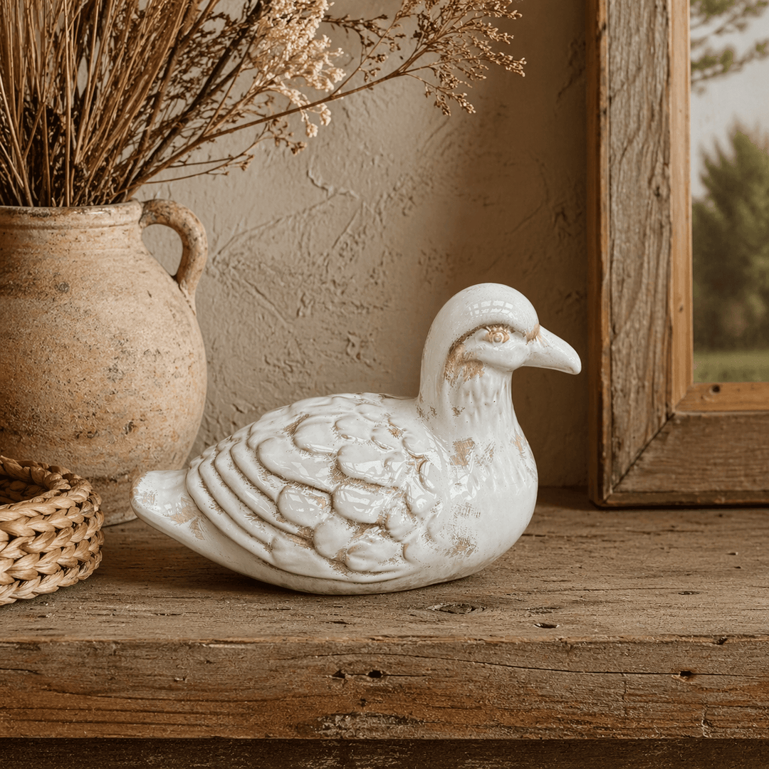 Adorno pato de cerámica CASONA DECO animales