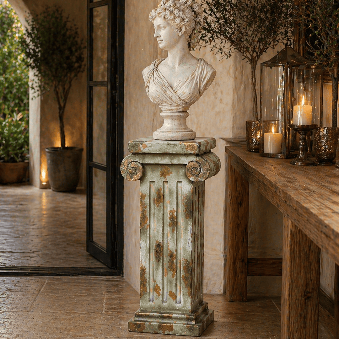 Adorno Pedestal Romano CASONA DECO decoracion