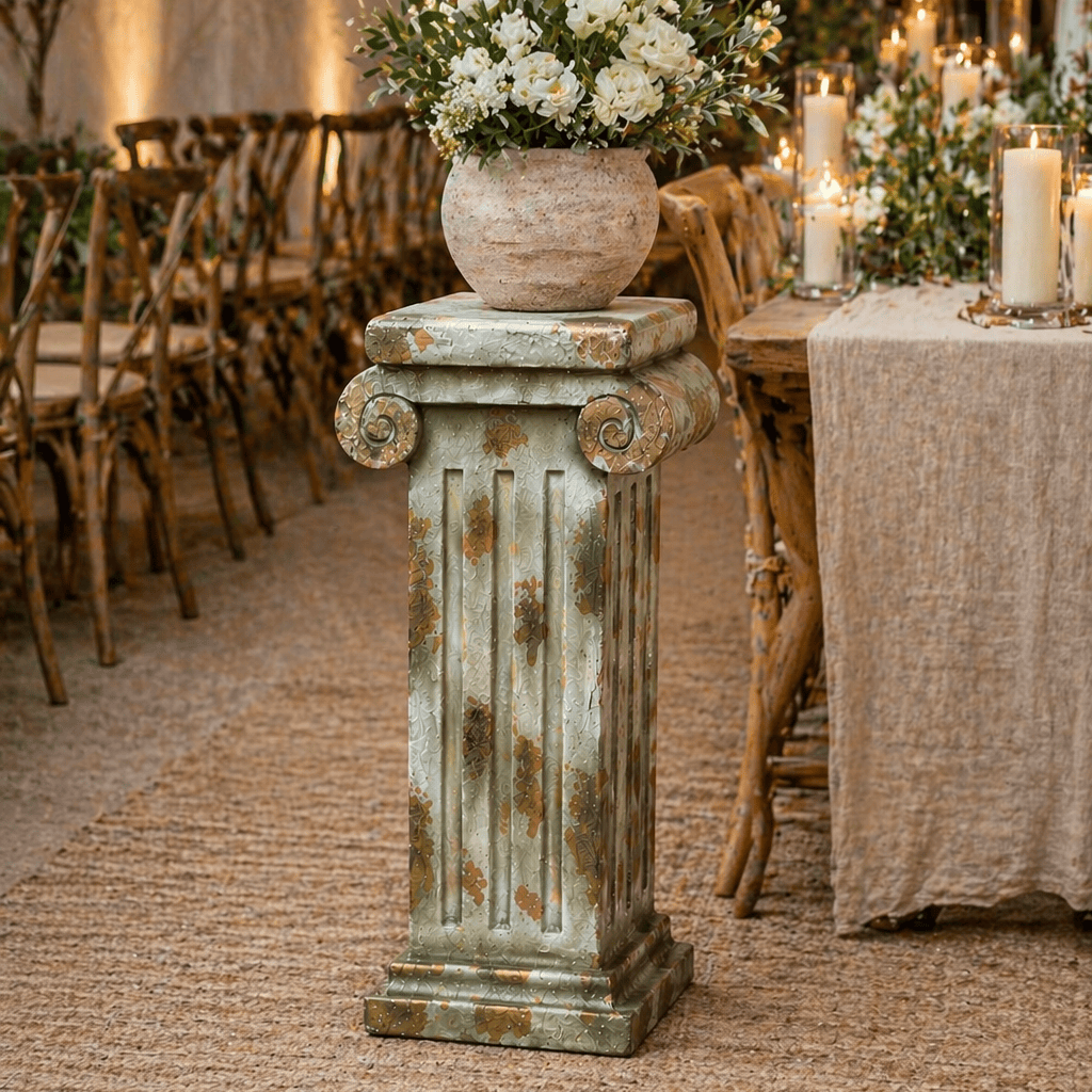 Adorno Pedestal Romano CASONA DECO decoracion
