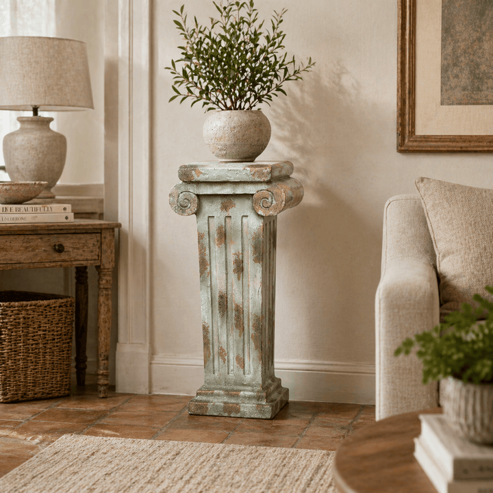 Adorno Pedestal Romano CASONA DECO decoracion