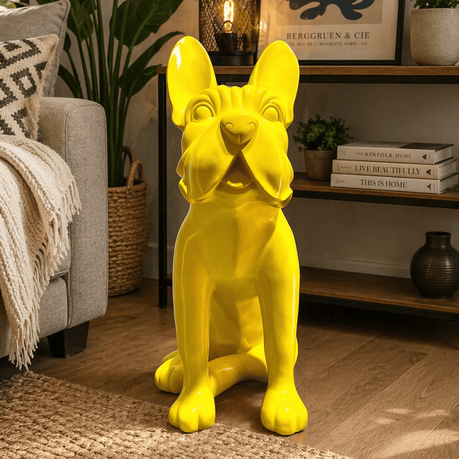 Adorno Perro Xl Amarillo CASONA DECO animales