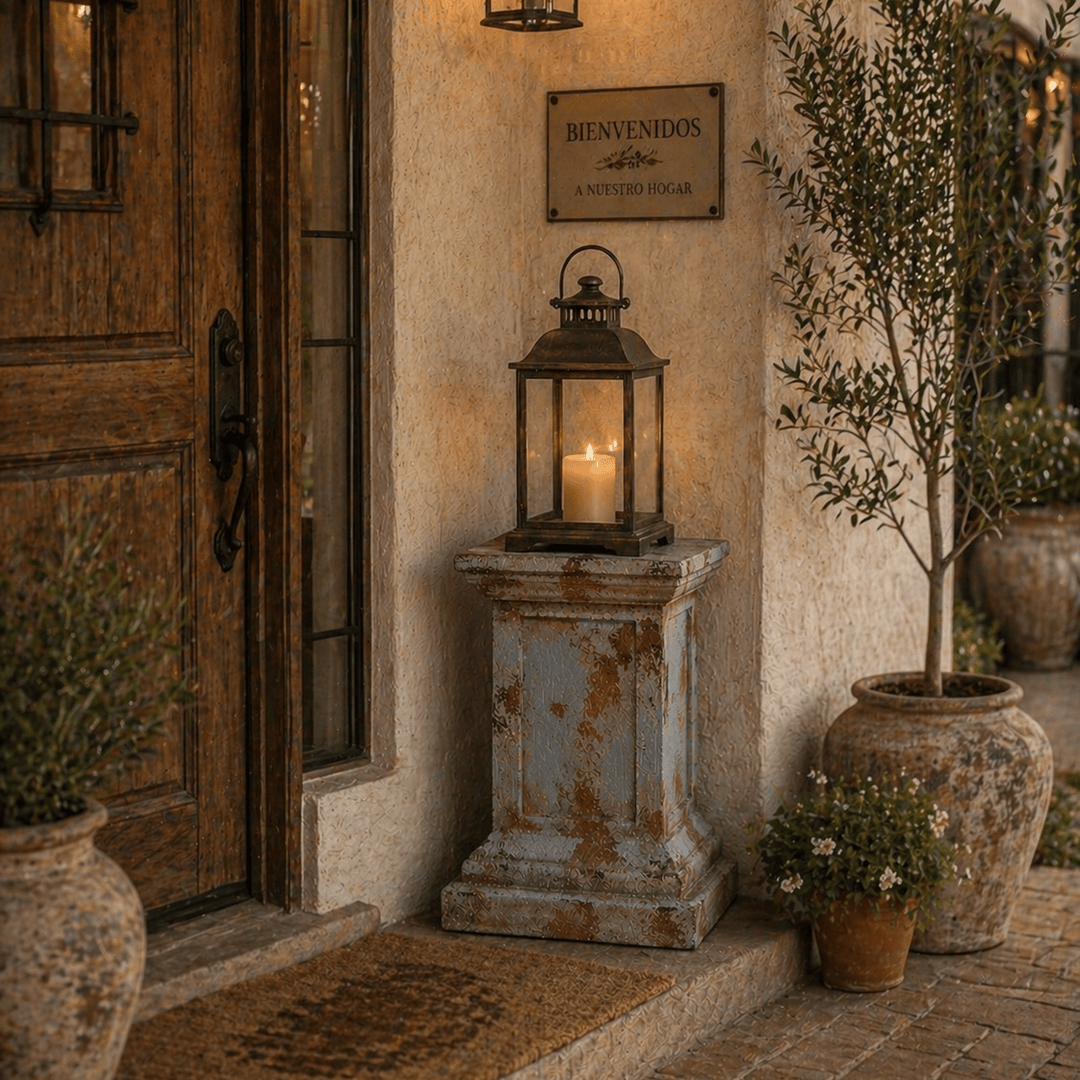 Adorno pilar cuadrado CASONA DECO decoracion