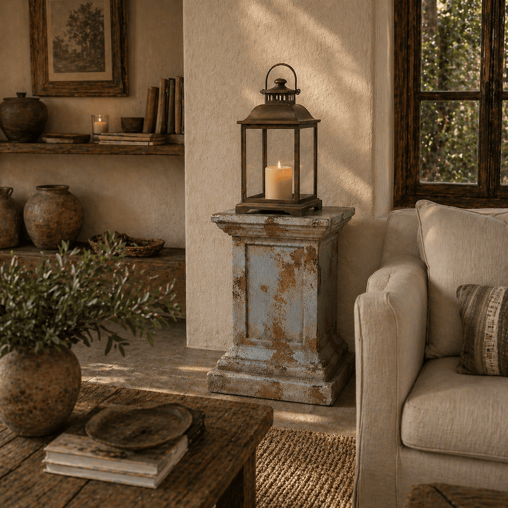 Adorno pilar cuadrado CASONA DECO decoracion