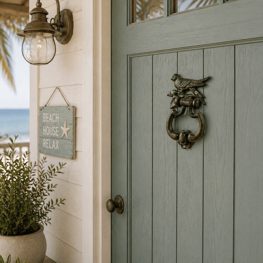 Adorno Toca puerta pajarito de hierro CASONA DECO decoracion