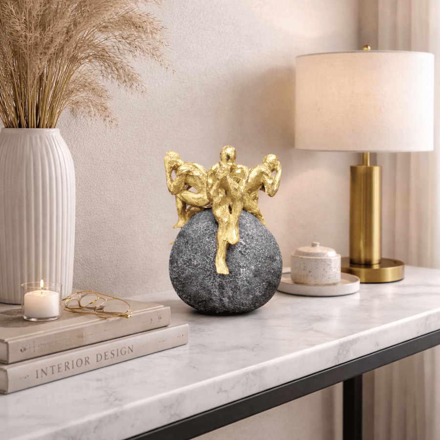 Adorno Trio sabio en esfera CASONA DECO decoracion