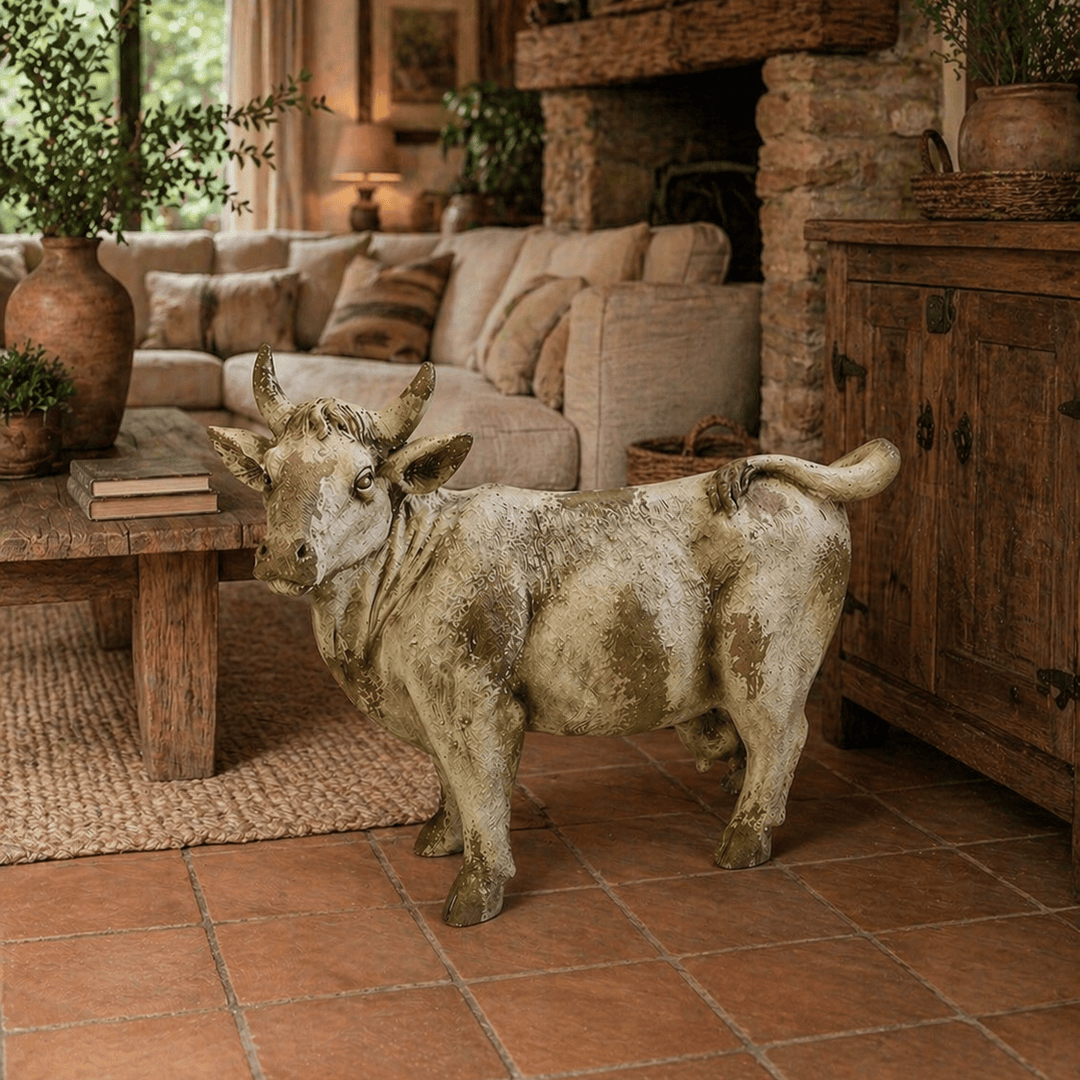 Adorno vaca beige CASONA DECO animales