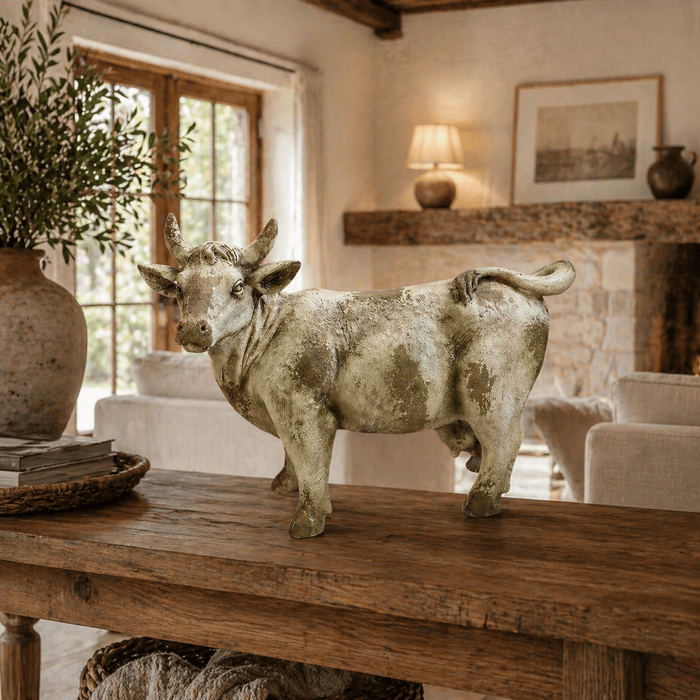 Adorno vaca beige CASONA DECO animales