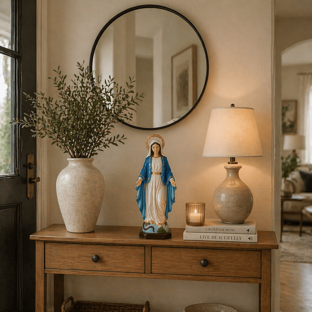 Adorno Virgen de la Inmaculada Concepcion CASONA DECO decoracion