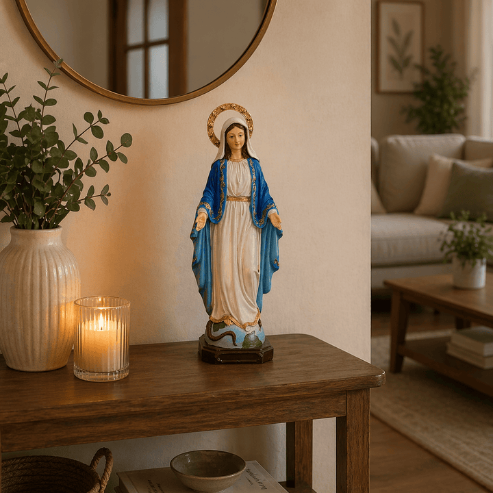 Adorno Virgen de la Inmaculada Concepcion CASONA DECO decoracion