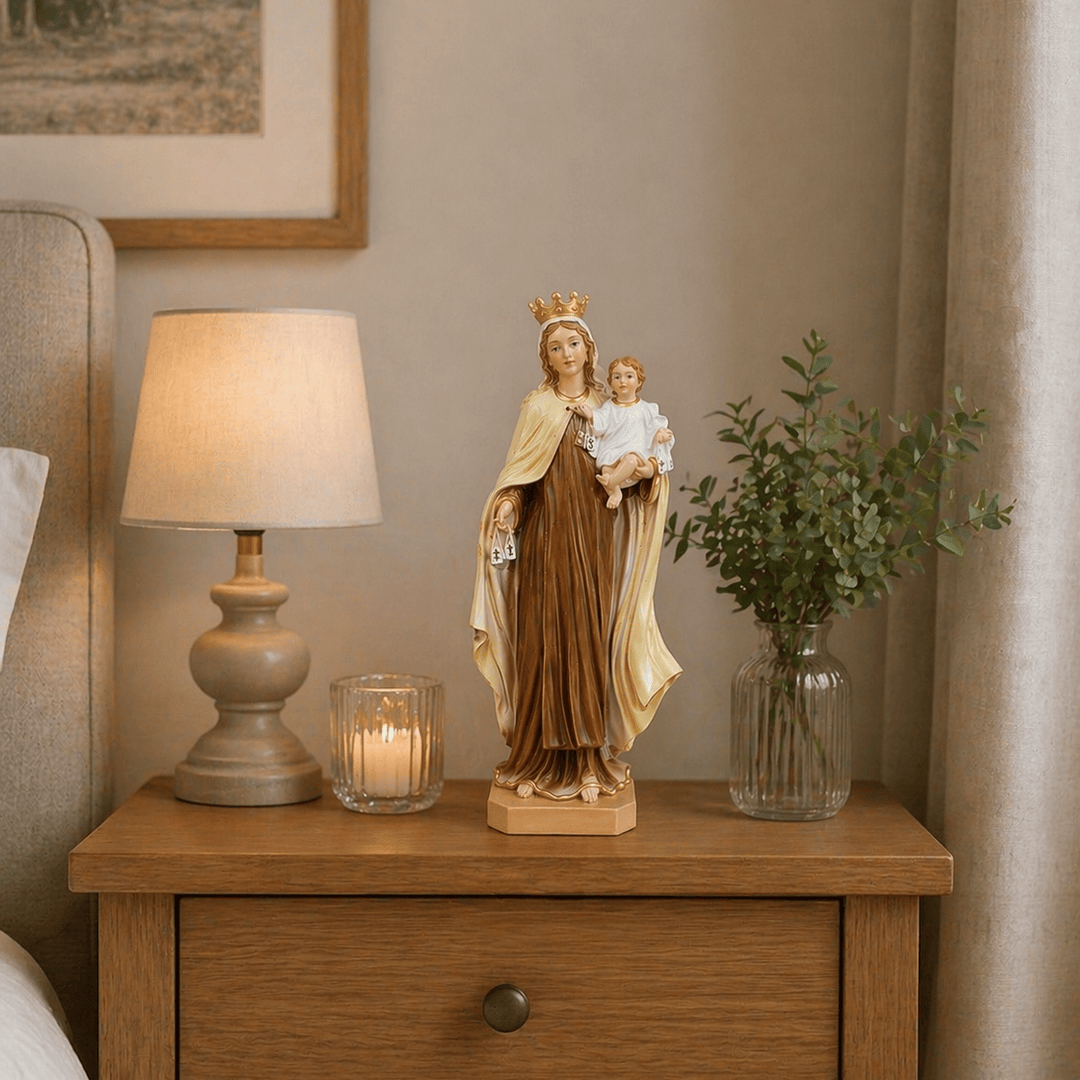 Adorno Virgen del Carmen CASONA DECO decoracion