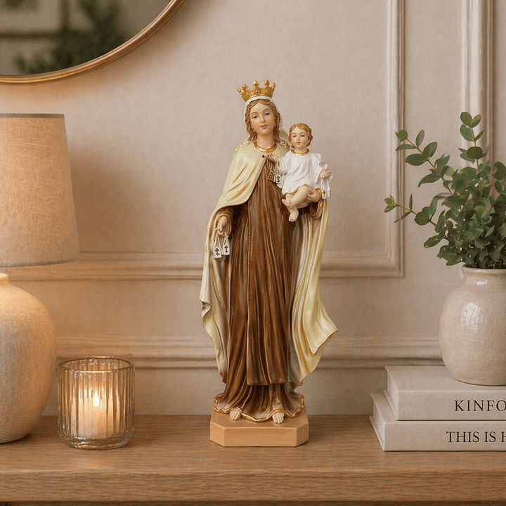 Adorno Virgen del Carmen CASONA DECO decoracion