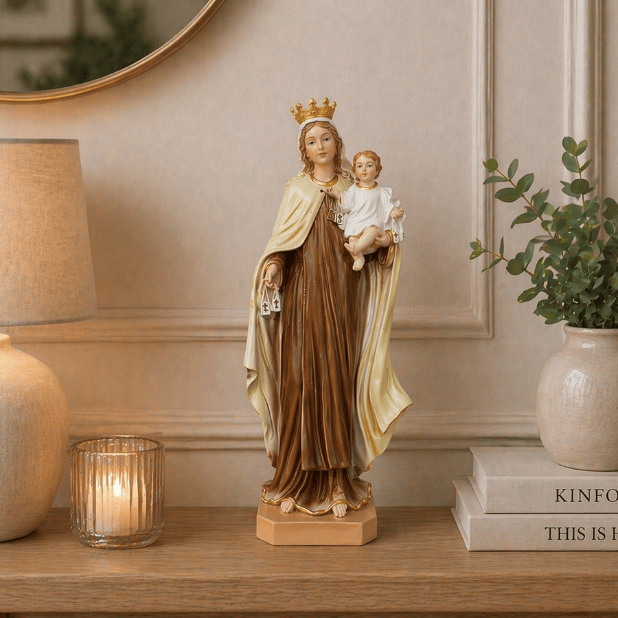 Adorno Virgen del Carmen CASONA DECO decoracion