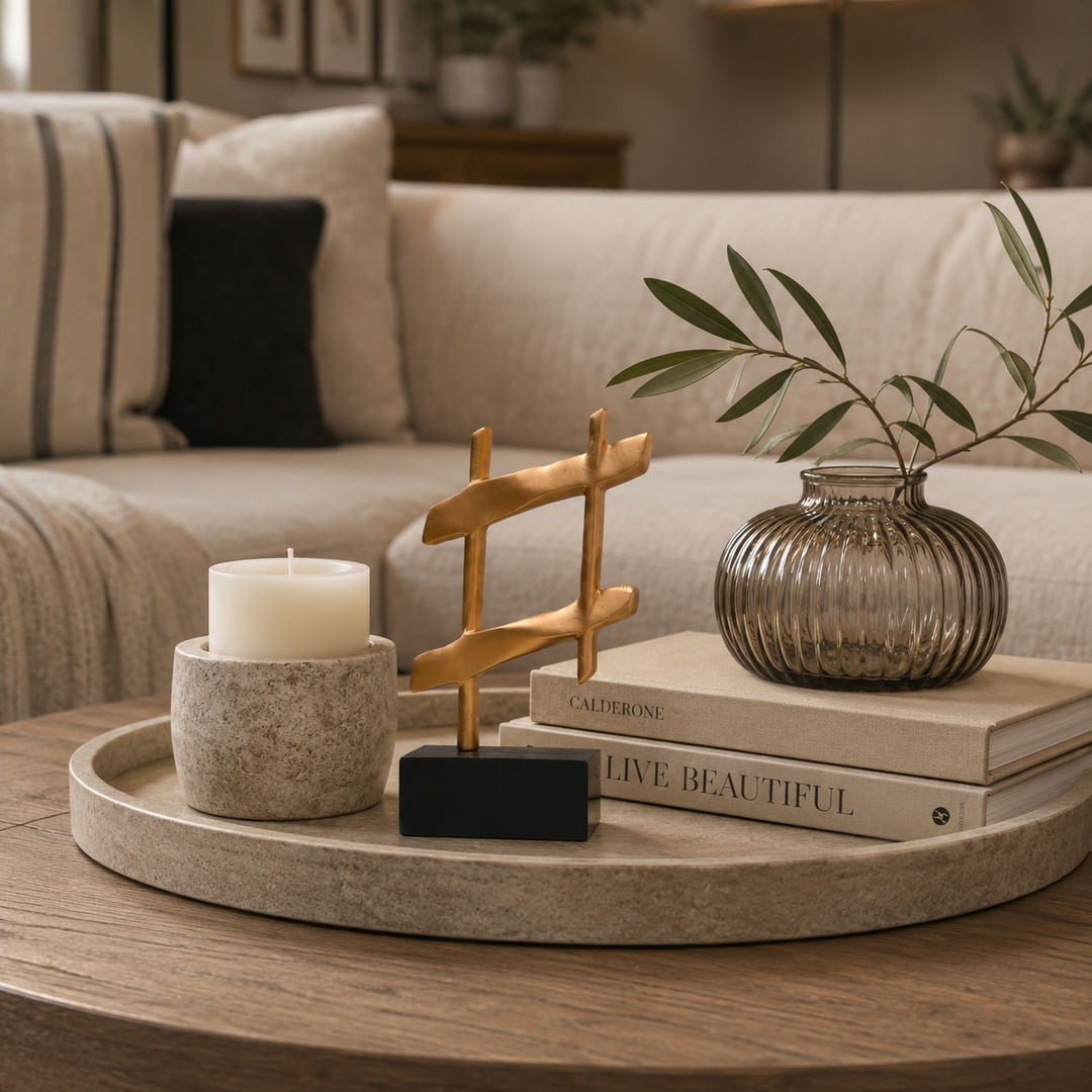 Adorno Numeral Dorado CASONA DECO