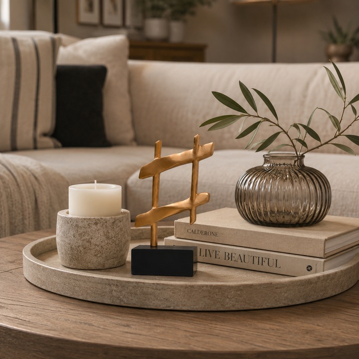 Adorno Numeral Dorado CASONA DECO