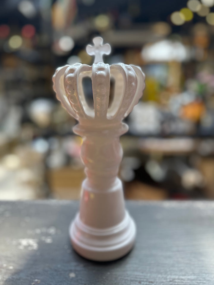 Ajedrez Corona color Blanco CASONA DECO