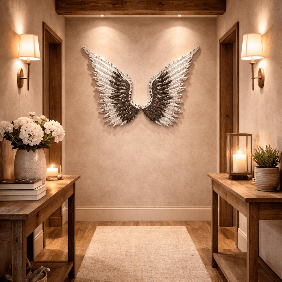 Alas Crema con Plateado CASONA DECO Alas