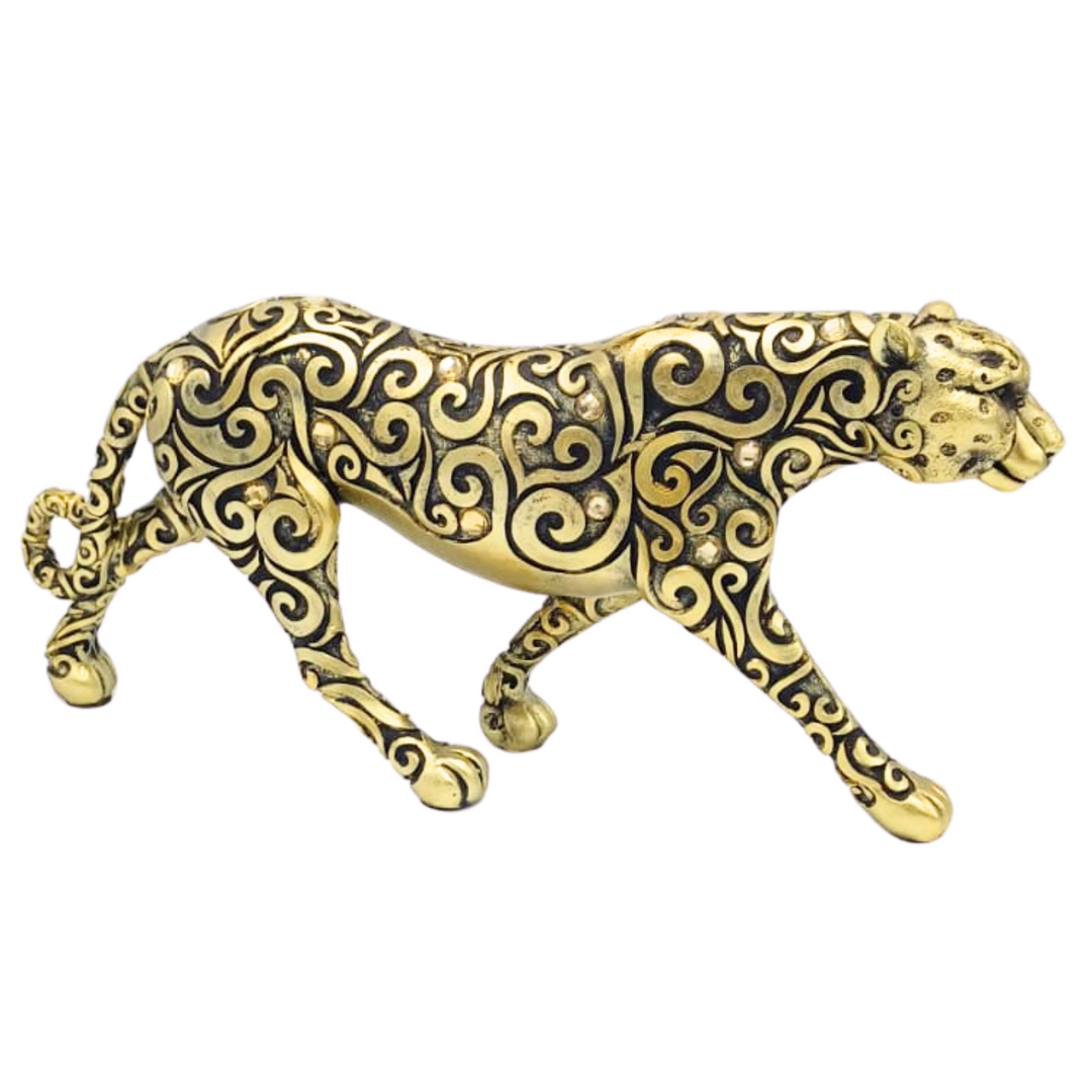 Leopardo color Dorado con Negro