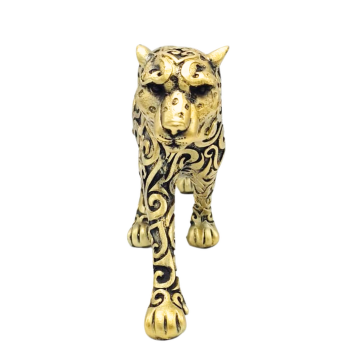 Leopardo color Dorado con Negro