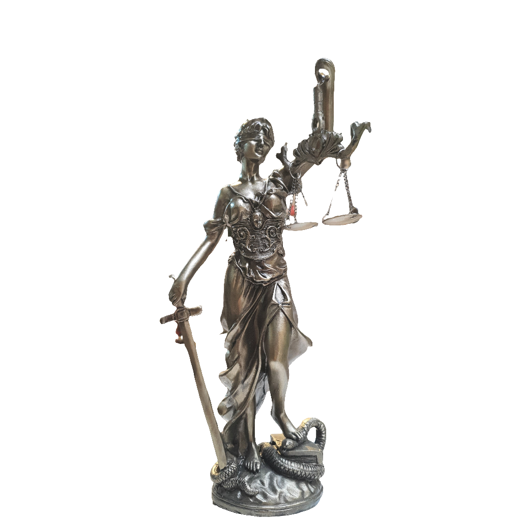 Diosa de la Justicia M color Bronce 29CM