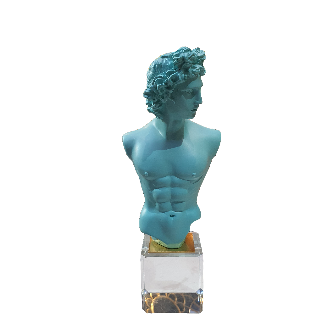 Busto Apolo Color Verde Agua W80001148