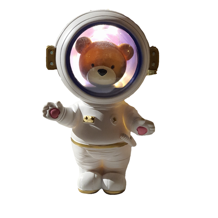 Oso Astronauta con Luz Color Blanco 1603-1B