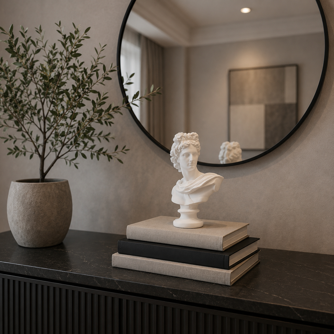 Busto Mini Apolo blanco
