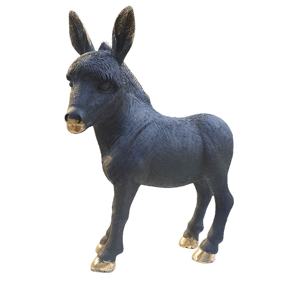Burro Negro con Dorado CASONA DECO