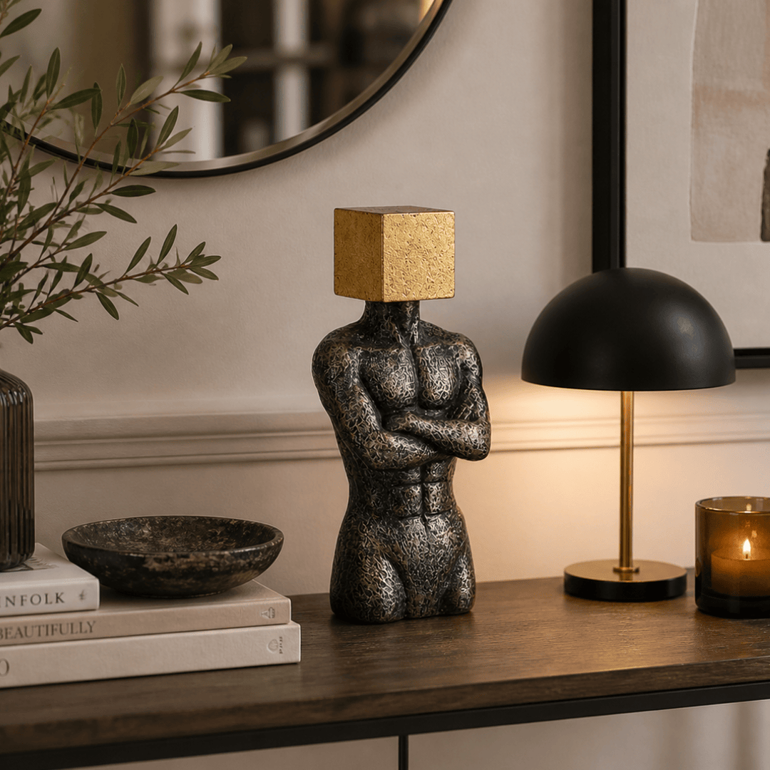 Busto Cabeza Cubo Mini CASONA DECO decoracion