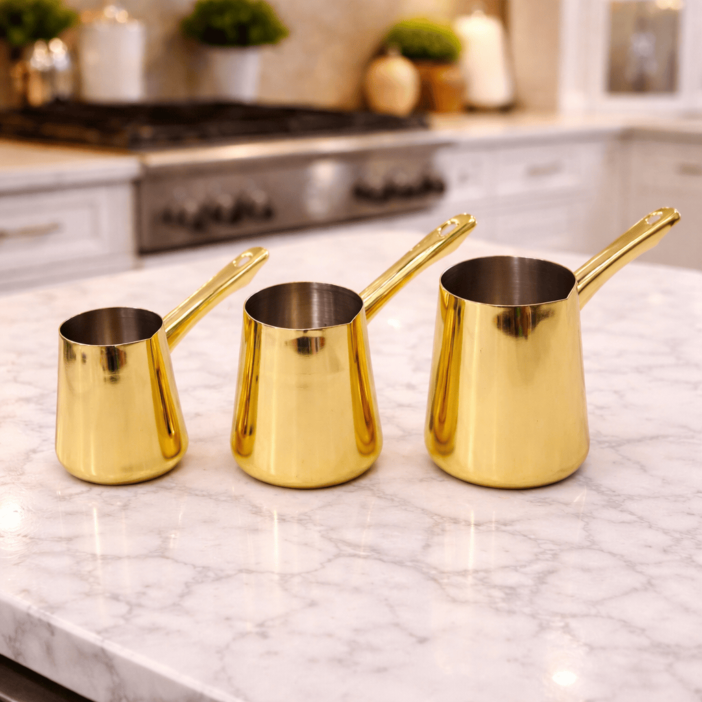 Cafeteras Turcas color Dorado CASONA DECO cocina