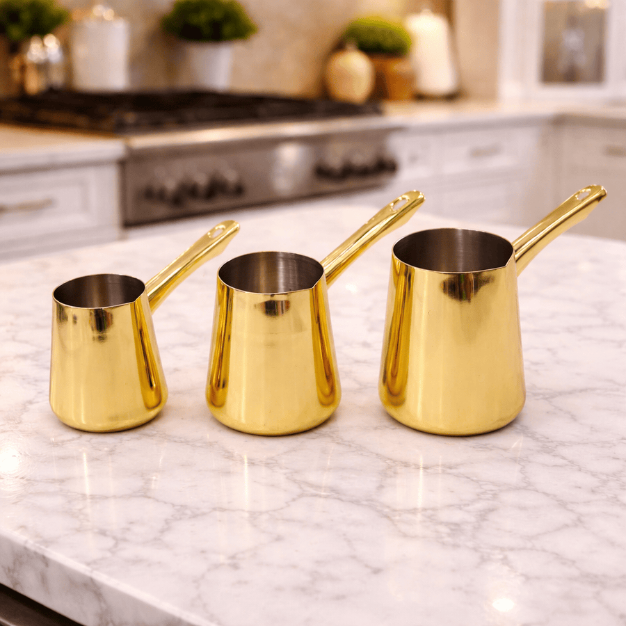 Cafeteras Turcas color Dorado CASONA DECO cocina