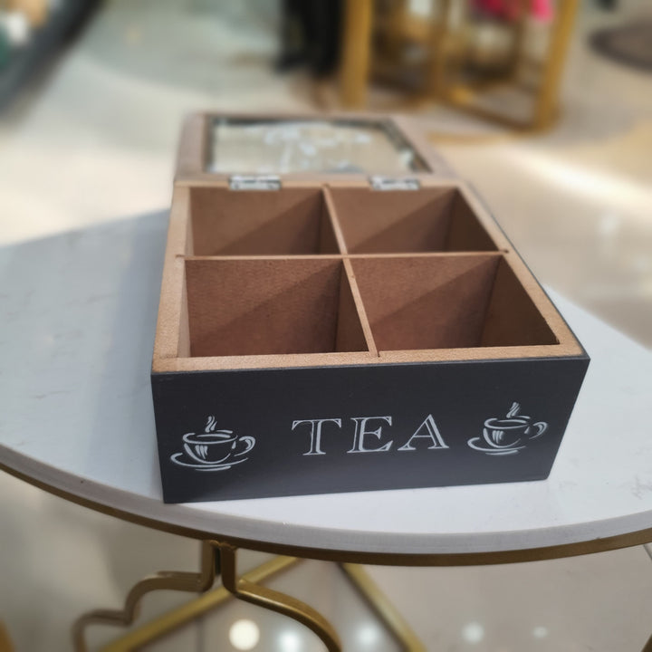 Caja de Te gris 4 espacios CASONA DECO cocina
