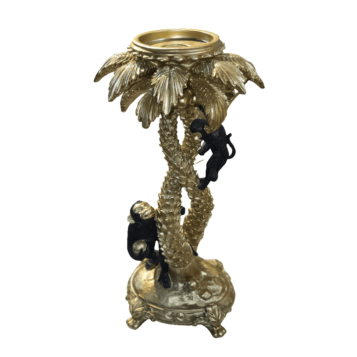 Candelabro decorativo Dorado con Monos CASONA DECO decoracion