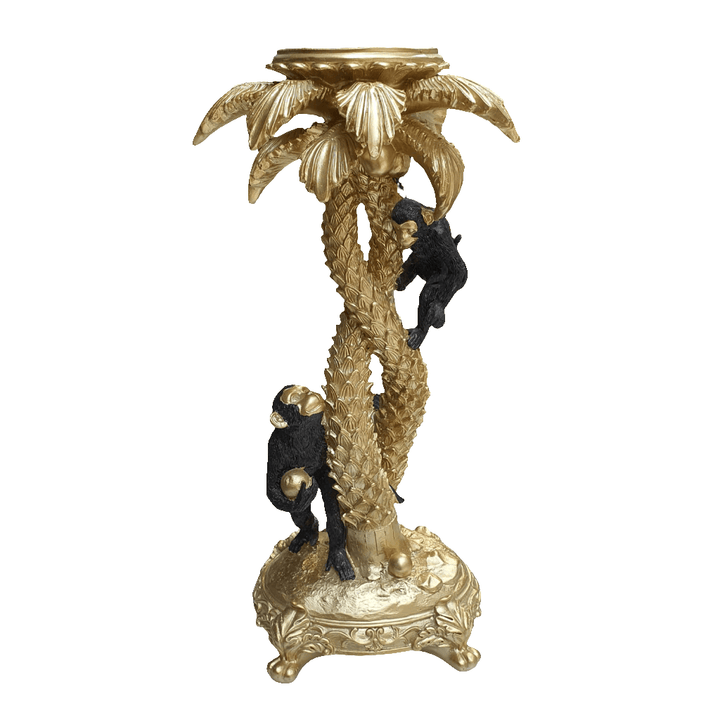 Candelabro decorativo Dorado con Monos CASONA DECO decoracion