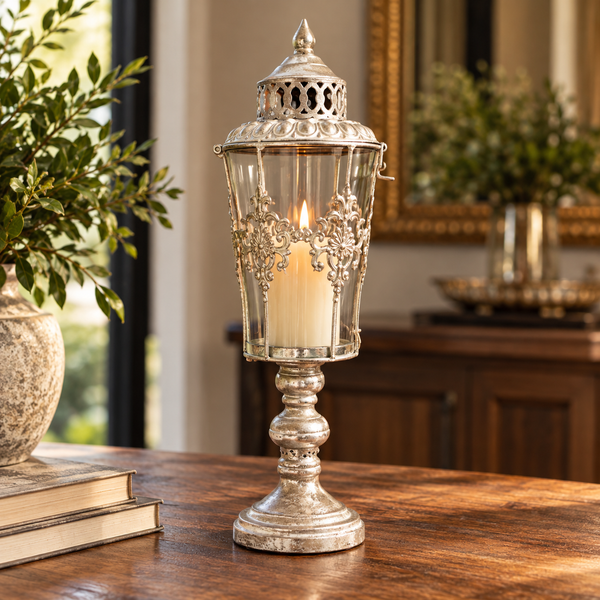 Candelabro Farol 6J7043 Plateado